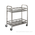 Square Tube Steel Kettle Cart With Castors